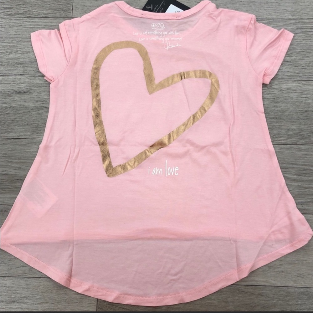 Peace Love World Tee, size 10 NWT